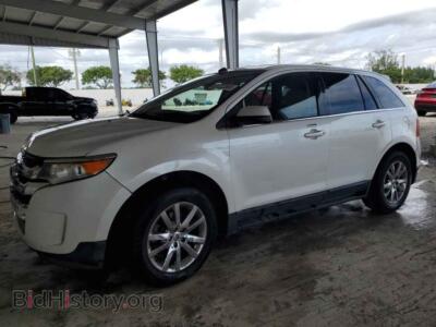 2013 Ford EDGE Limited, white — VIN 2FMDK3K95DBA12976, Copart