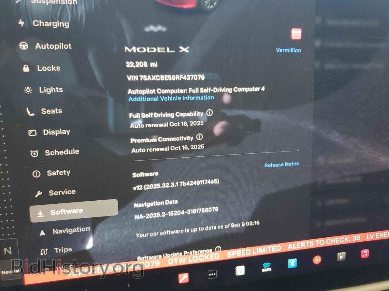 2024 TESLA MODEL X - VIN: 7SAXCBE59RF437079 - Photo 9