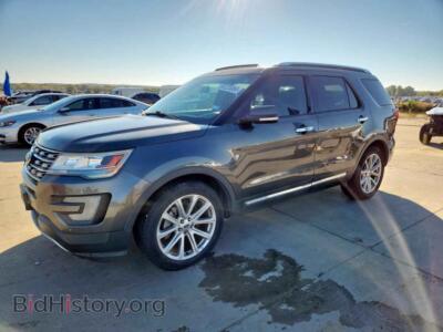 2016 Ford EXPLORER Limited, серый — VIN 1FM5K7F81GGB96470, Copart
