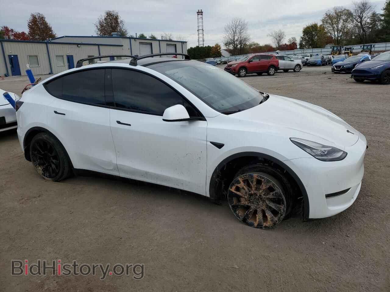 2022 TESLA MODEL Y - VIN: 7SAYGAEE3NF432358 - Фото 4