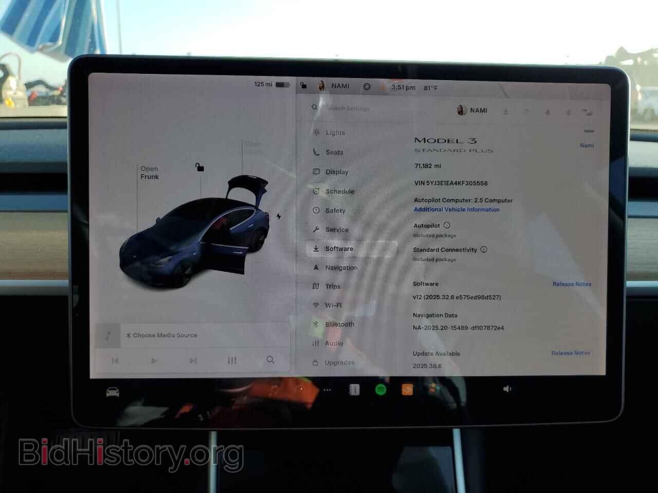 2019 TESLA MODEL 3 - VIN: 5YJ3E1EA4KF305558 - Photo 9