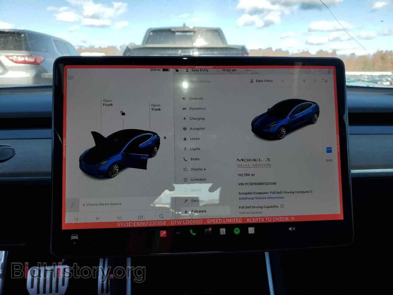 2019 TESLA MODEL 3 - VIN: 5YJ3E1EB8KF231358 - Photo 9