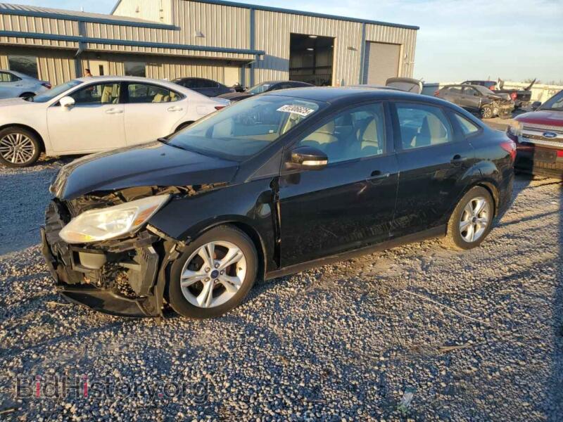 2014 Ford FOCUS SE (VIN 1FADP3F28EL459344) — фото 1 из 12, Copart, повреждение: передняя часть