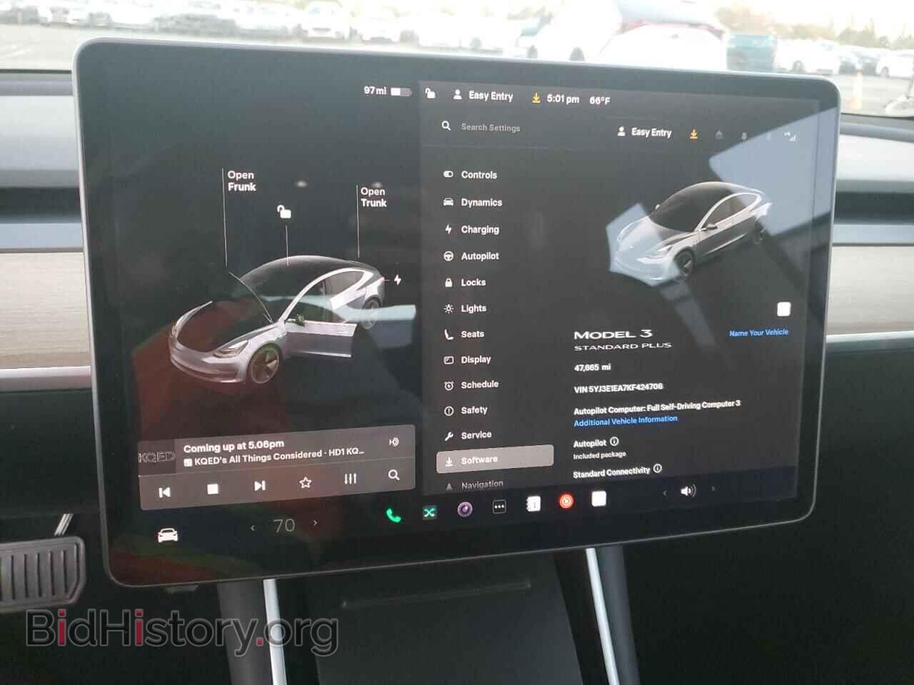 2019 TESLA MODEL 3 - VIN: 5YJ3E1EA7KF424706 - Photo 9