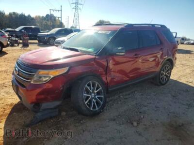 2015 Ford EXPLORER XLT, красный — VIN 1FM5K7D82FGA74864, Copart