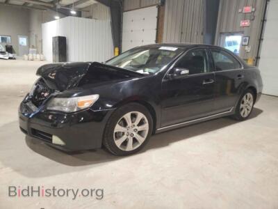 2010 Acura RL, черный — VIN JH4KB2F65AC002223, Copart
