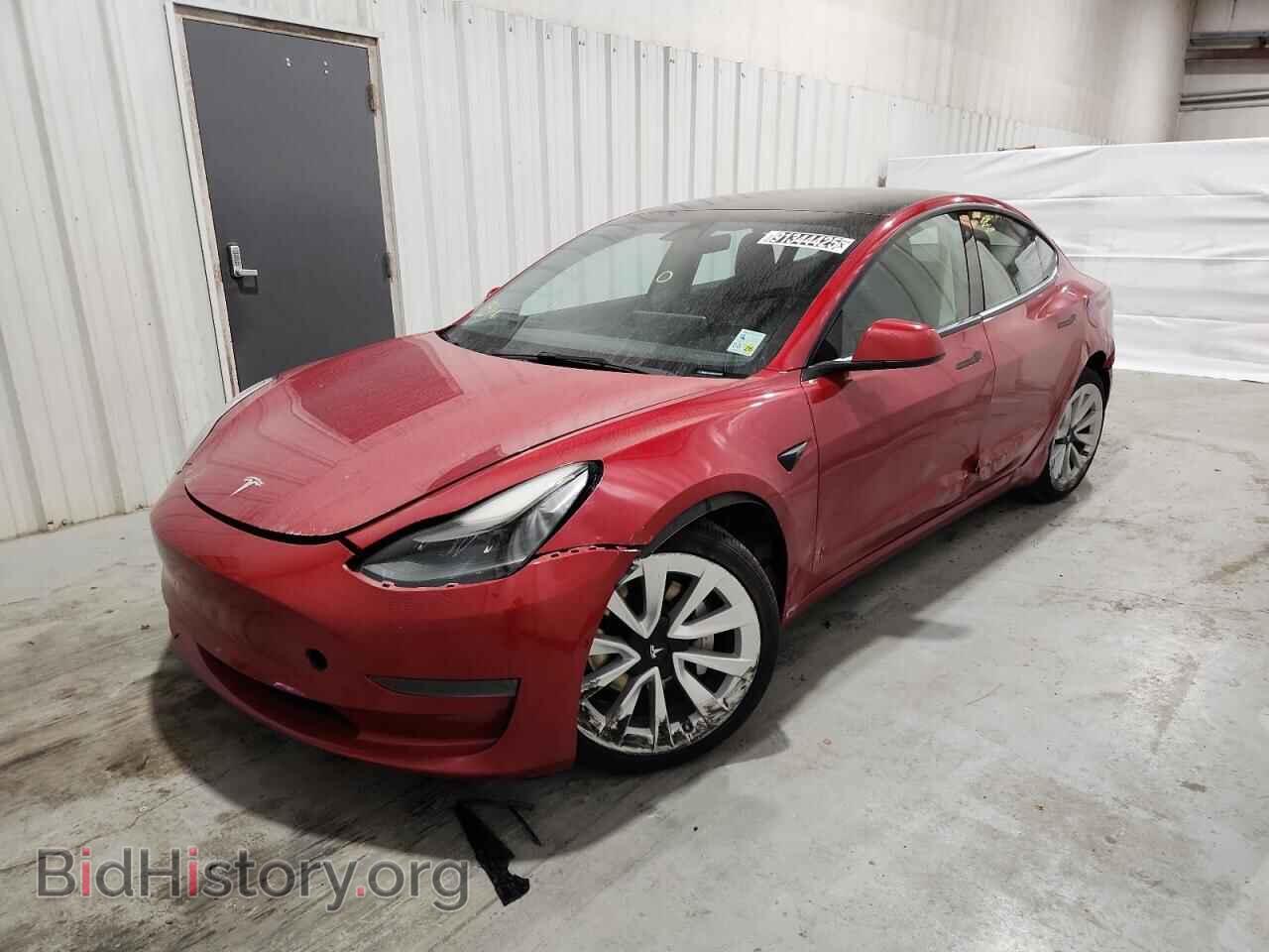 Photo 5YJ3E1EA4NF372567 - TESLA MODEL 3 2022