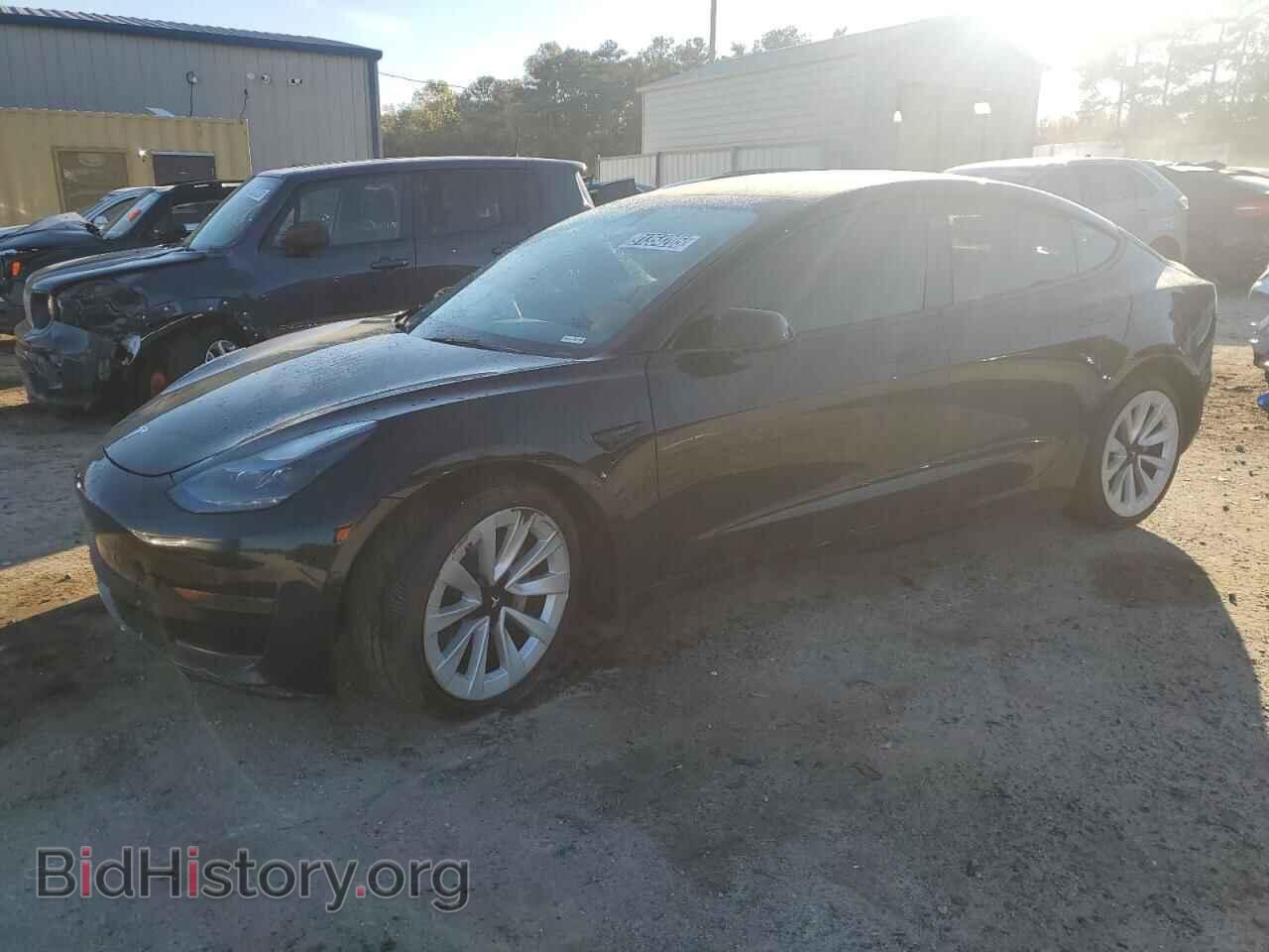 Photo 5YJ3E1EA0NF370296 - TESLA MODEL 3 2022