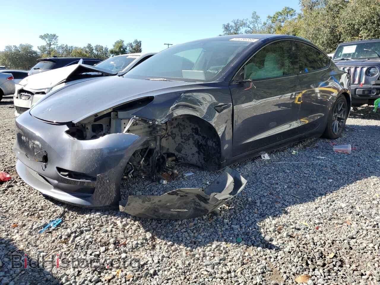 Photo 5YJ3E1EB3NF197852 - TESLA MODEL 3 2022