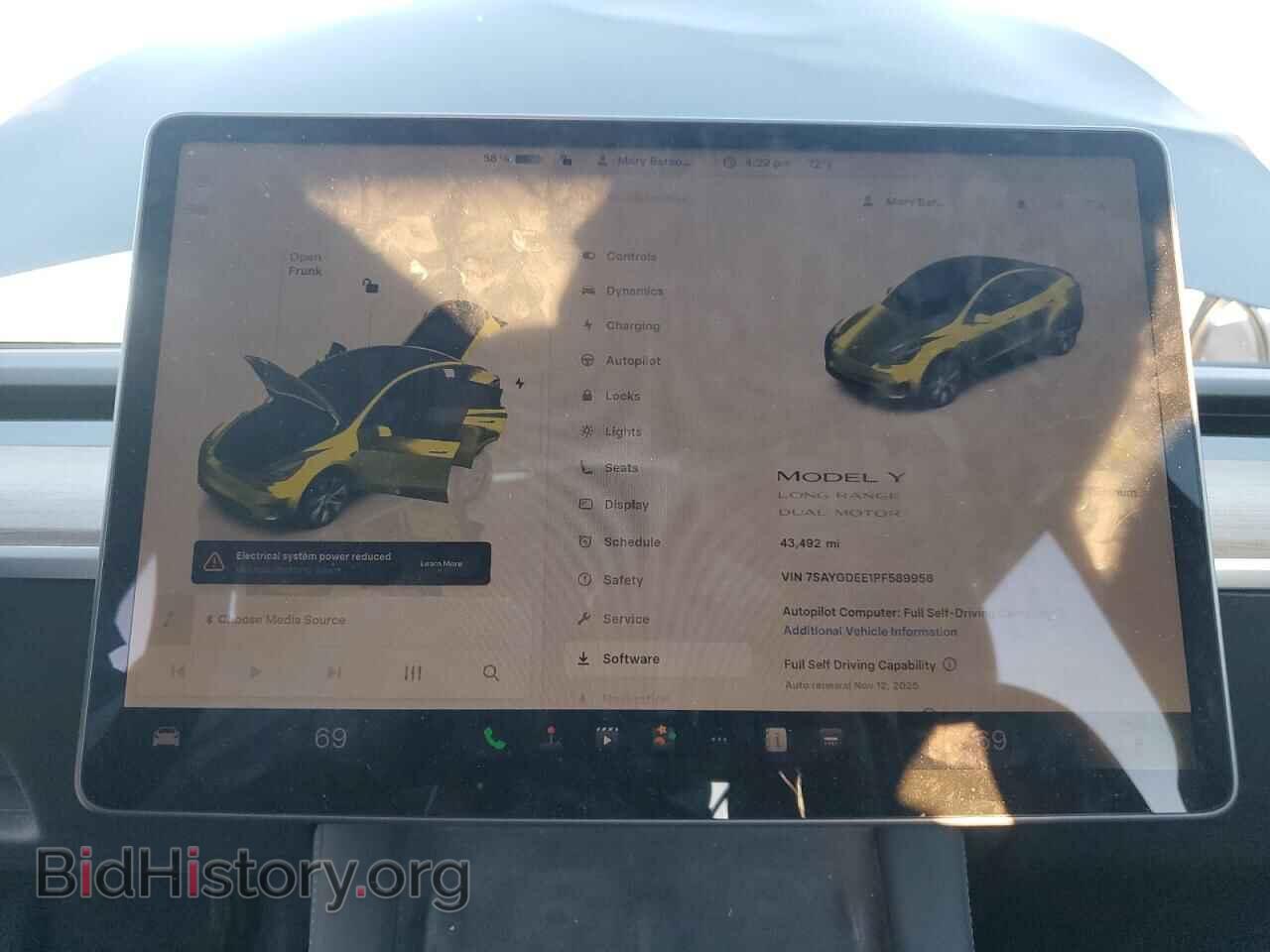 2023 TESLA MODEL Y - VIN: 7SAYGDEE1PF589956 - Фото 9