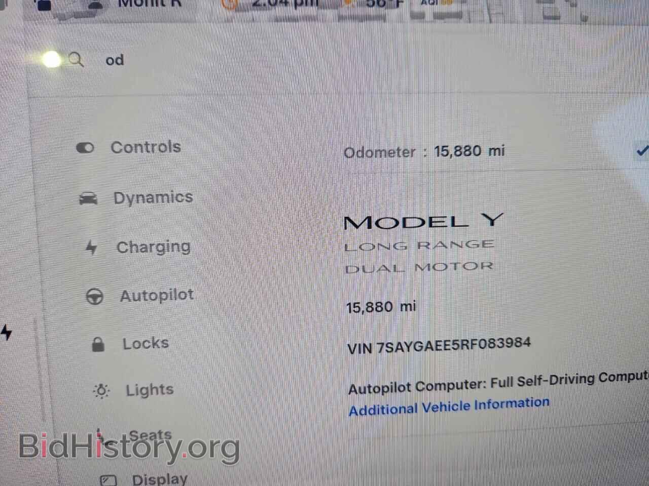 2024 TESLA MODEL Y - VIN: 7SAYGAEE5RF083984 - Photo 9