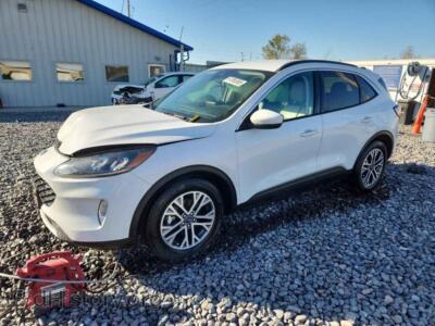 2020 Ford ESCAPE SEL, white — VIN 1FMCU0H60LUC78898, Copart