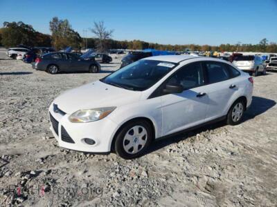 2012 Ford FOCUS S, белый — VIN 1FAHP3E28CL156449, Copart