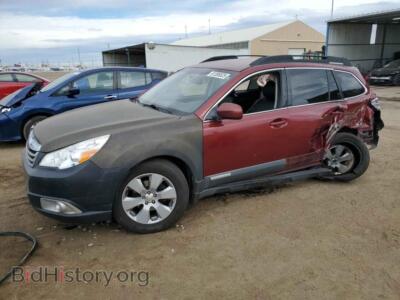 2012 Subaru OUTBACK 2.5I Premium, maroon — VIN 4S4BRCBC7C3237932, Copart