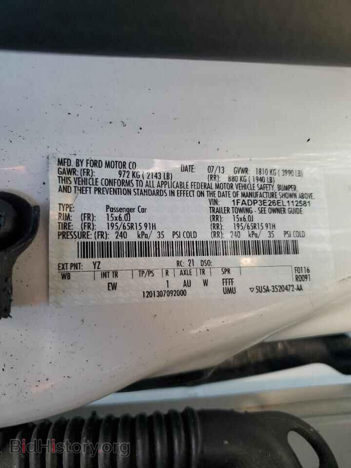 2014 FORD FOCUS - VIN: 1FADP3E26EL112581 - Photo 12