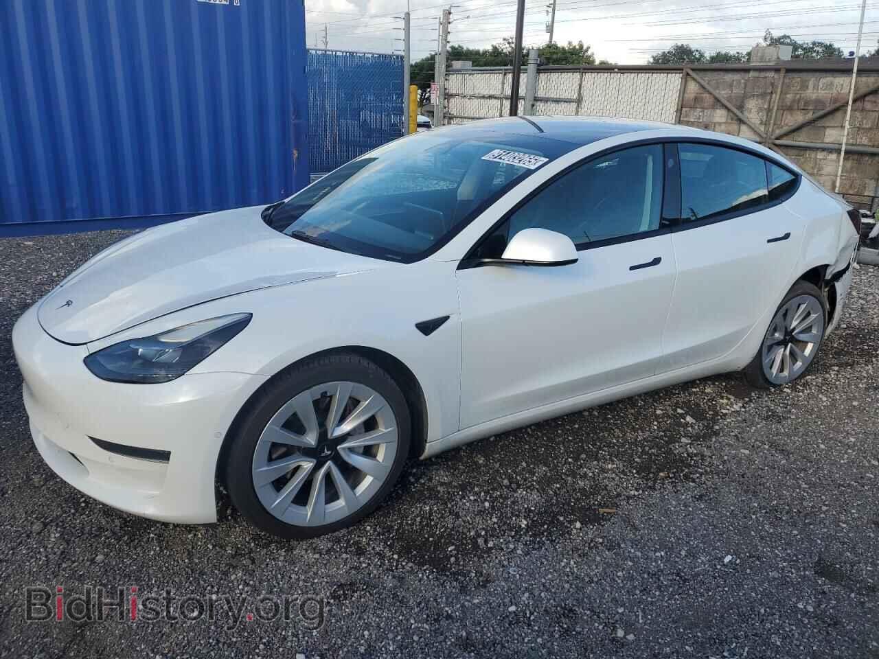 Photo 5YJ3E1EA1NF286861 - TESLA MODEL 3 2022