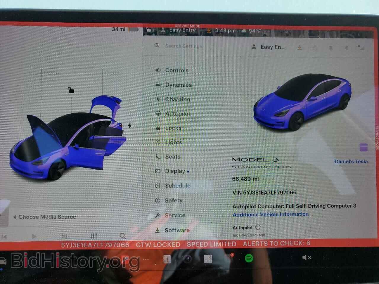 2020 TESLA MODEL 3 - VIN: 5YJ3E1EA7LF797066 - Photo 9