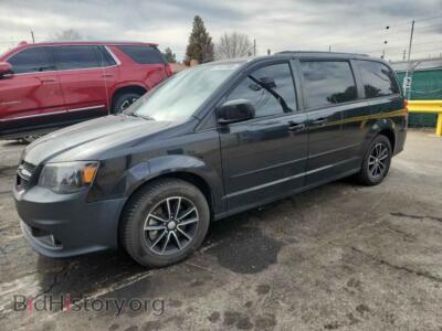 2016 Dodge CARAVAN R/T, черный — VIN 2C4RDGEG2GR242797, Copart