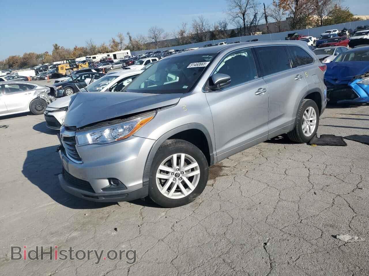 Фотография 5TDZKRFH2GS165655 - TOYOTA HIGHLANDER 2016