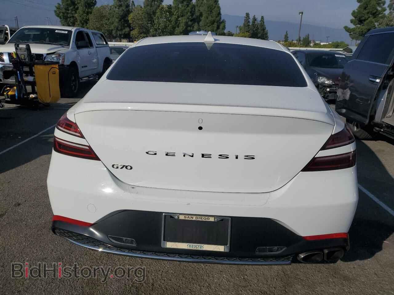 2022 GENESIS G70 BASE - VIN: KMTG34TA8NU092476 - Фото 6