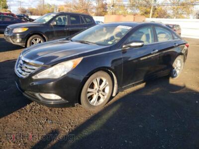2011 Hyundai SONATA SE, черный — VIN 5NPEC4AB2BH308572, Copart