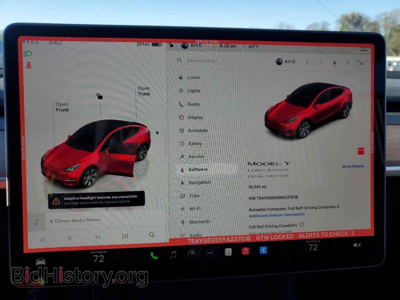 2024 TESLA MODEL Y - VIN: 7SAYGDEE6RA237018 - Фото 9