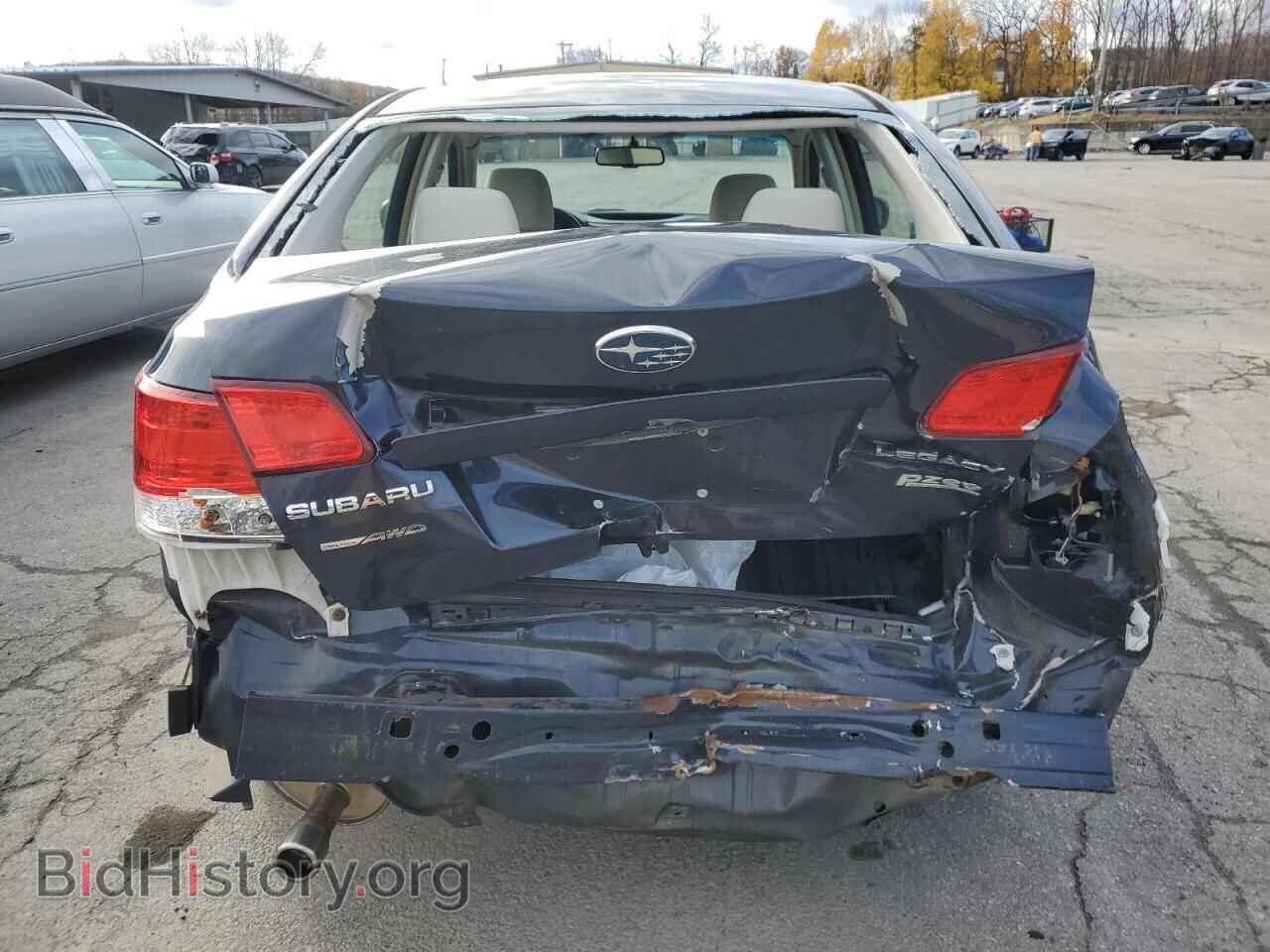 2012 SUBARU LEGACY - VIN: 4S3BMBC63C3011375 - Фото 6