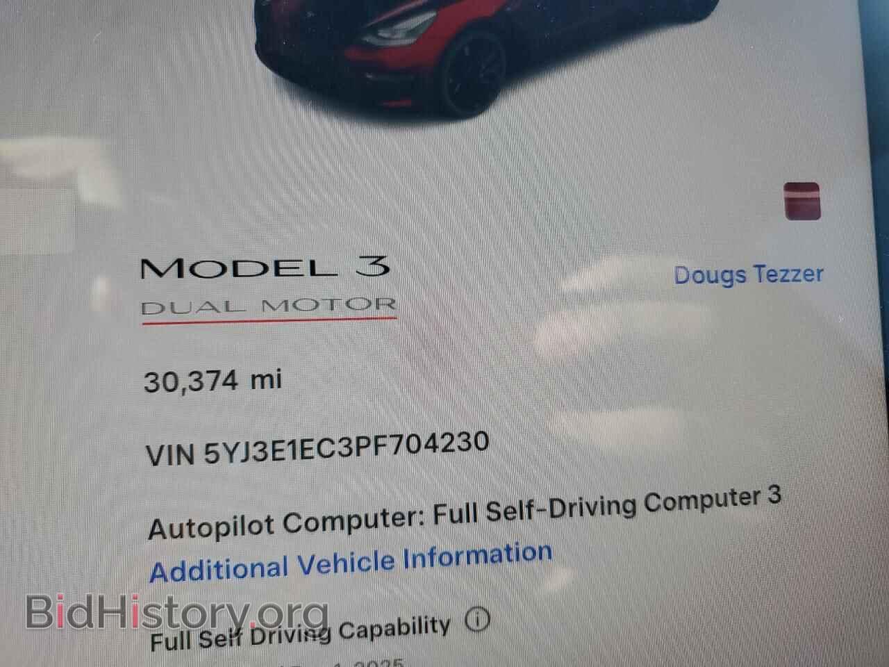 2023 TESLA MODEL 3 - VIN: 5YJ3E1EC3PF704230 - Photo 9