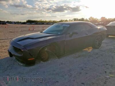 2020 Dodge CHALLENGER SXT, фиолетовый — VIN 2C3CDZAG4LH213846, Copart