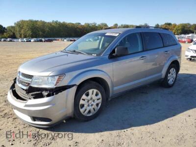 2017 Dodge JOURNEY SE, серебристый — VIN 3C4PDCAB3HT586728, Copart