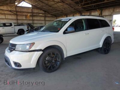 2017 Dodge JOURNEY SXT, белый — VIN 3C4PDCBB7HT522206, Copart