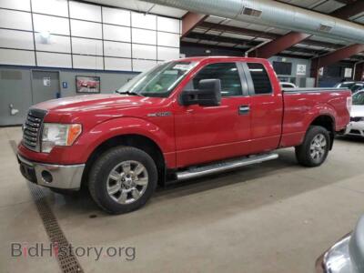 2011 Ford F-150 Super Cab, красный — VIN 1FTFX1CT4BFB36780, Copart