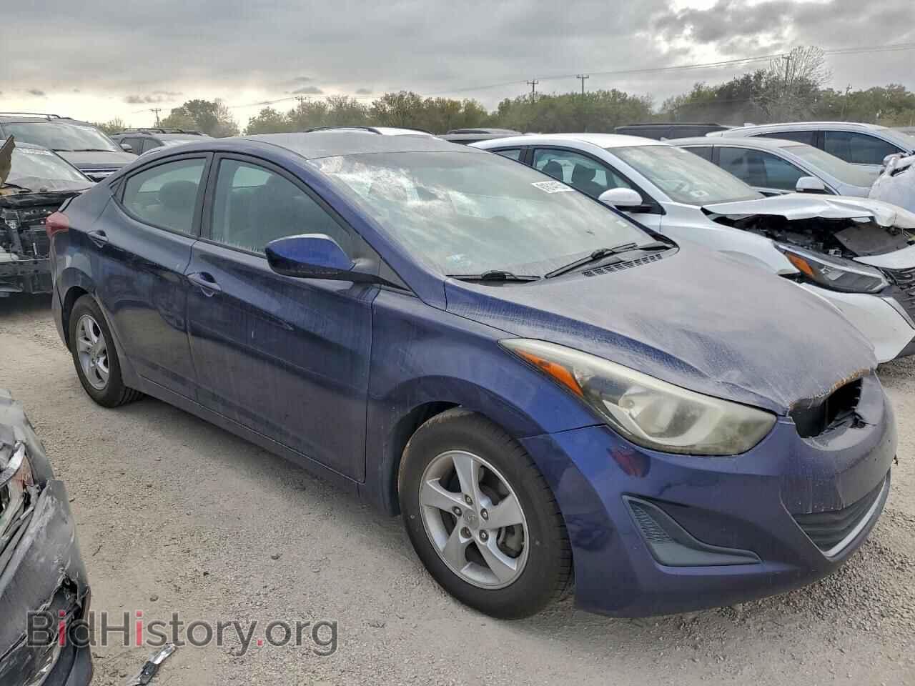 2014 HYUNDAI ELANTRA - VIN: 5NPDH4AE3EH460095 - Фото 4