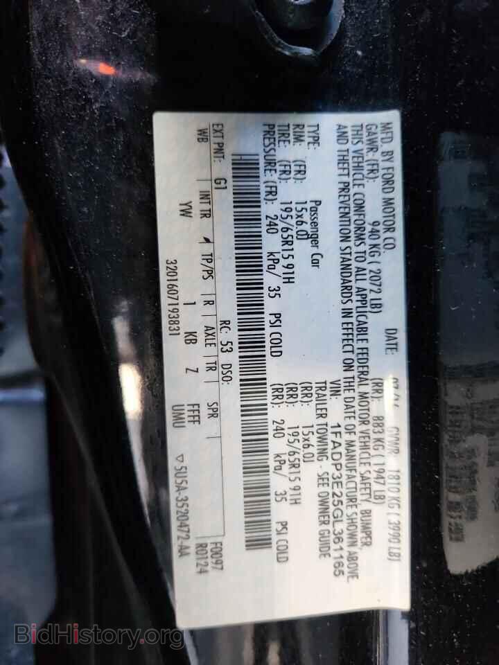 2016 FORD FOCUS - VIN: 1FADP3E25GL361165 - Фото 13