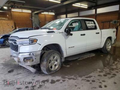 2025 RAM 1500 Big Horn/Lone Star, белый — VIN 1C6RRFFG5SN625513, Copart