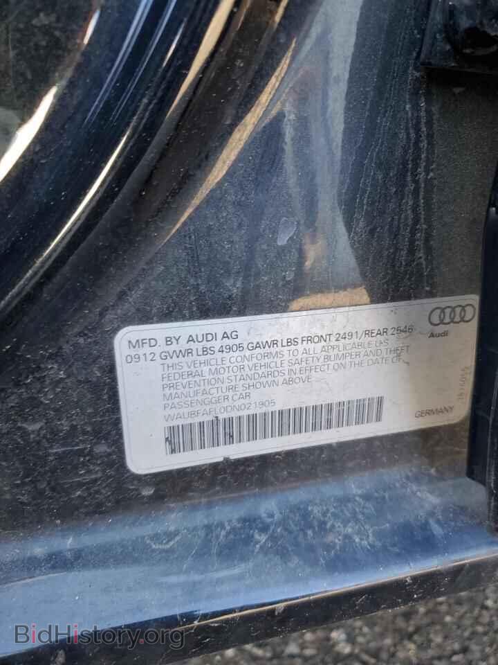 2013 AUDI A4 - VIN: WAUBFAFL0DN021905 - Photo 12