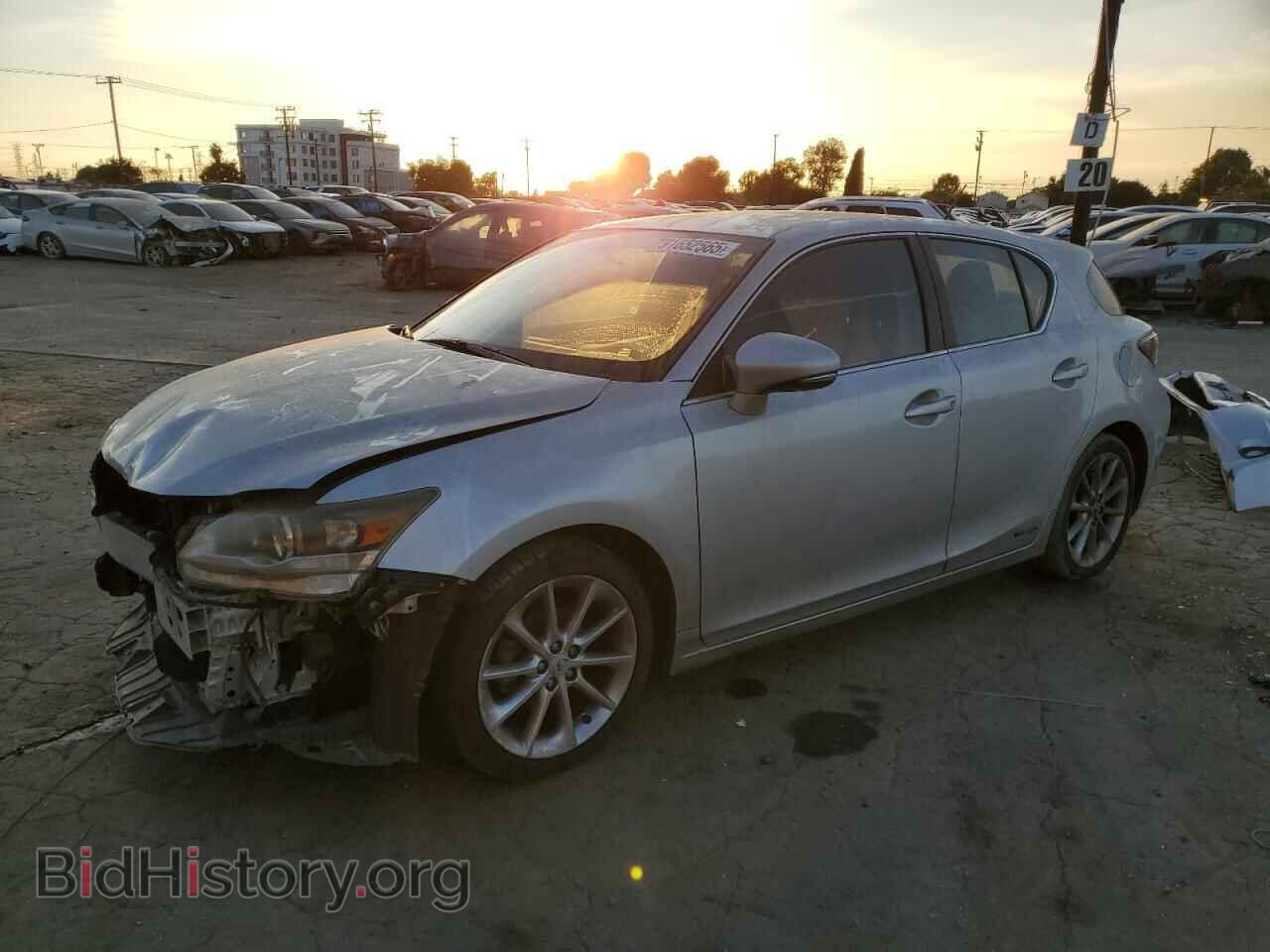 Photo JTHKD5BH3C2107452 - LEXUS CT 200 2012