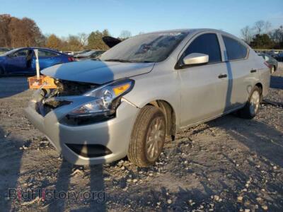 2019 Nissan VERSA S, silver — VIN 3N1CN7AP2KL877570, Copart