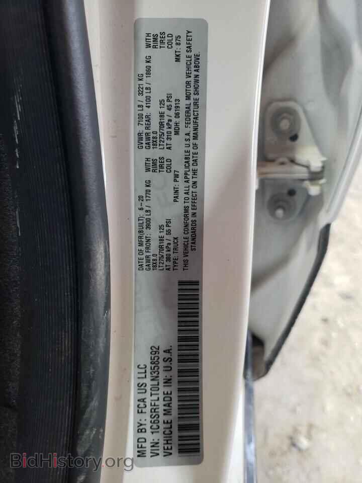 2020 RAM 1500 - VIN: 1C6SRFLT0LN358592 - Фото 12