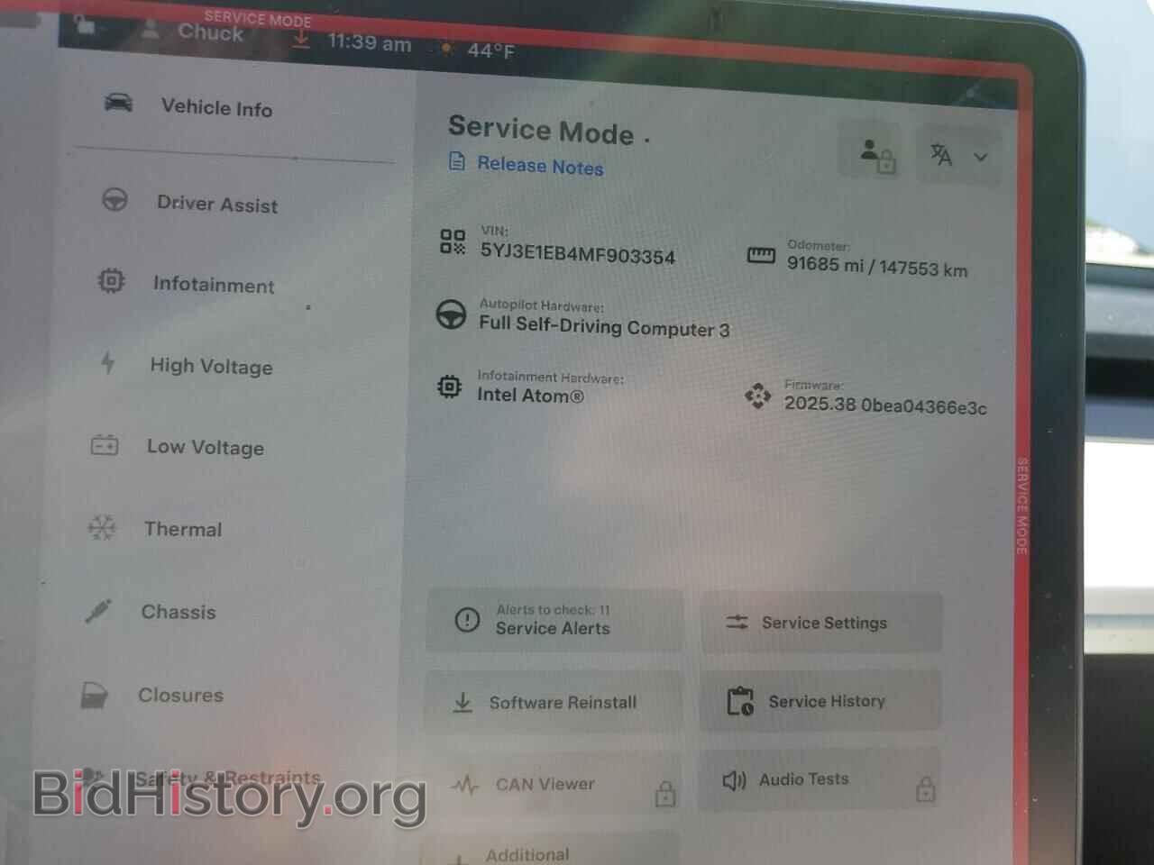 2021 TESLA MODEL 3 - VIN: 5YJ3E1EB4MF903354 - Photo 9