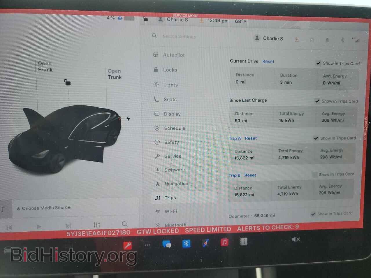 2018 TESLA MODEL 3 - VIN: 5YJ3E1EA6JF027180 - Photo 9