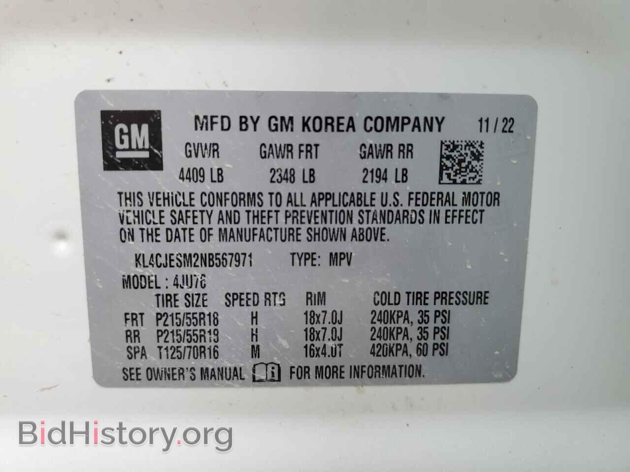 2022 BUICK ENCORE - VIN: KL4CJESM2NB567971 - Photo 13