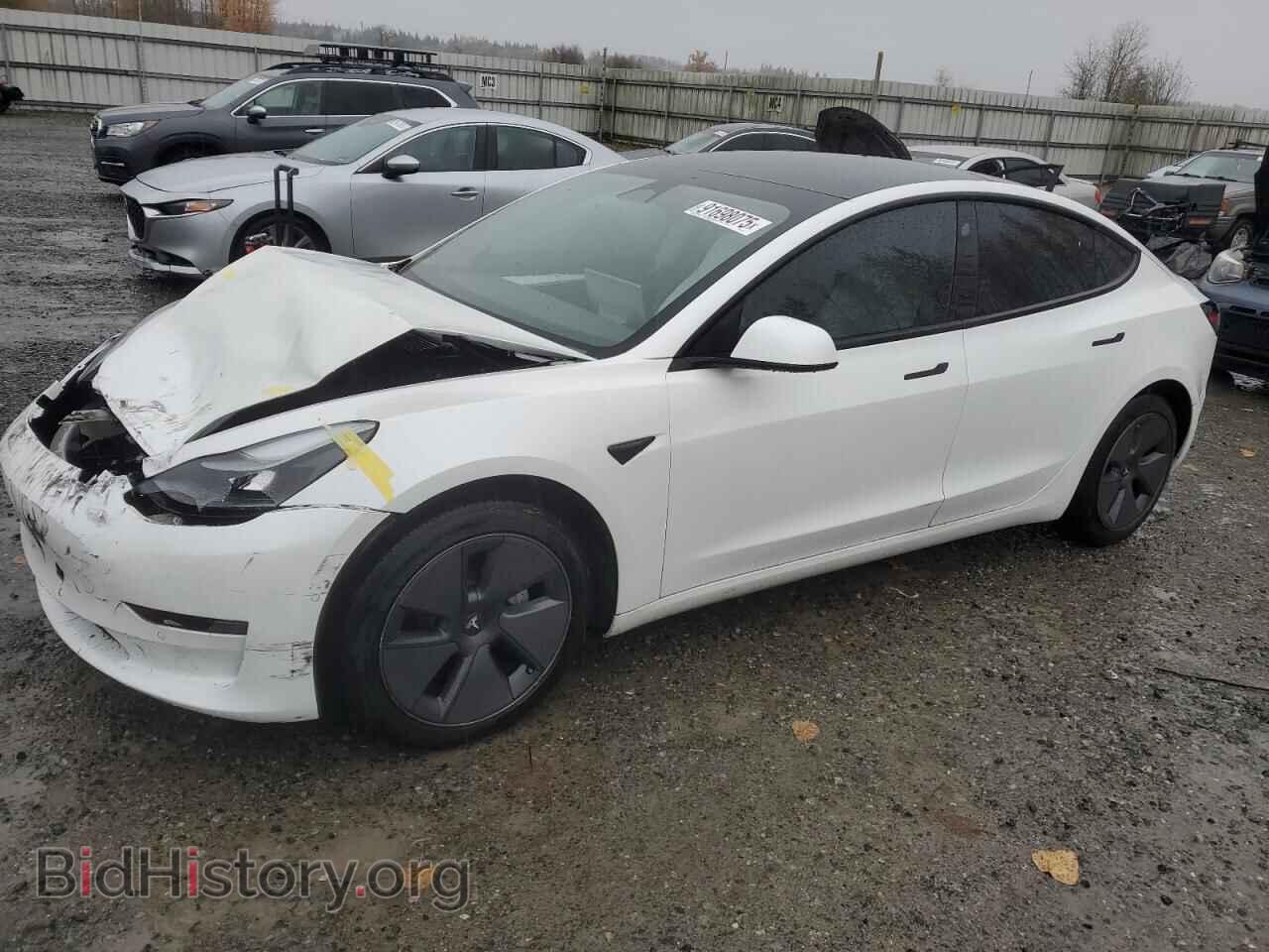 Photo 5YJ3E1EB8NF127540 - TESLA MODEL 3 2022