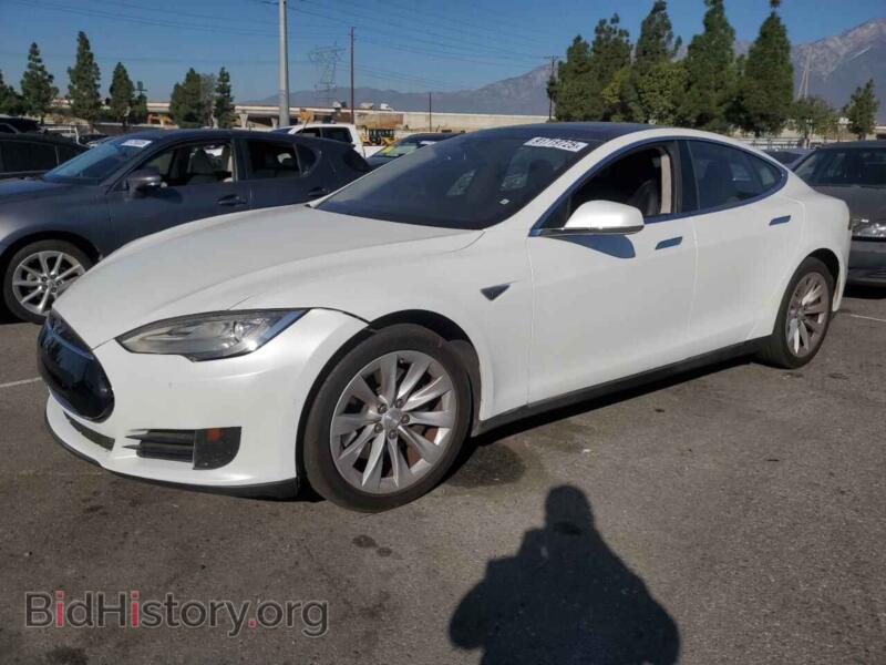 2016 Tesla MODEL S (VIN 5YJSA1E11GF136291) — фото 1 из 12, Copart, повреждение: передняя часть