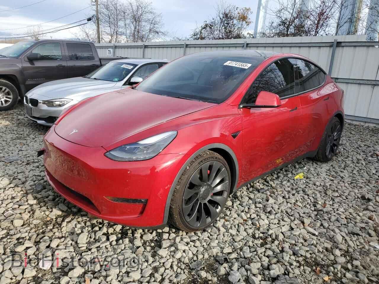 Photo 5YJYGDEF4MF209915 - TESLA MODEL Y 2021