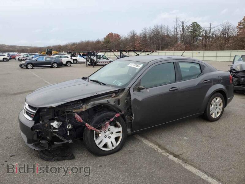 2014 Dodge AVENGER SE (VIN 1C3CDZAB2EN227386) — photo 1 of 14, Copart, damage: front end