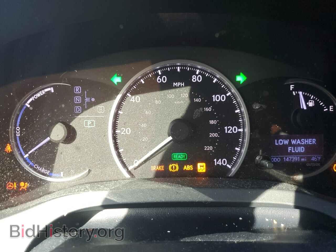 2012 LEXUS CT 200 - VIN: JTHKD5BH4C2120128 - Фото 9