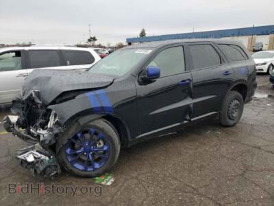 2021 Dodge DURANGO SXT, black — VIN 1C4RDJAG5MC664425, Copart