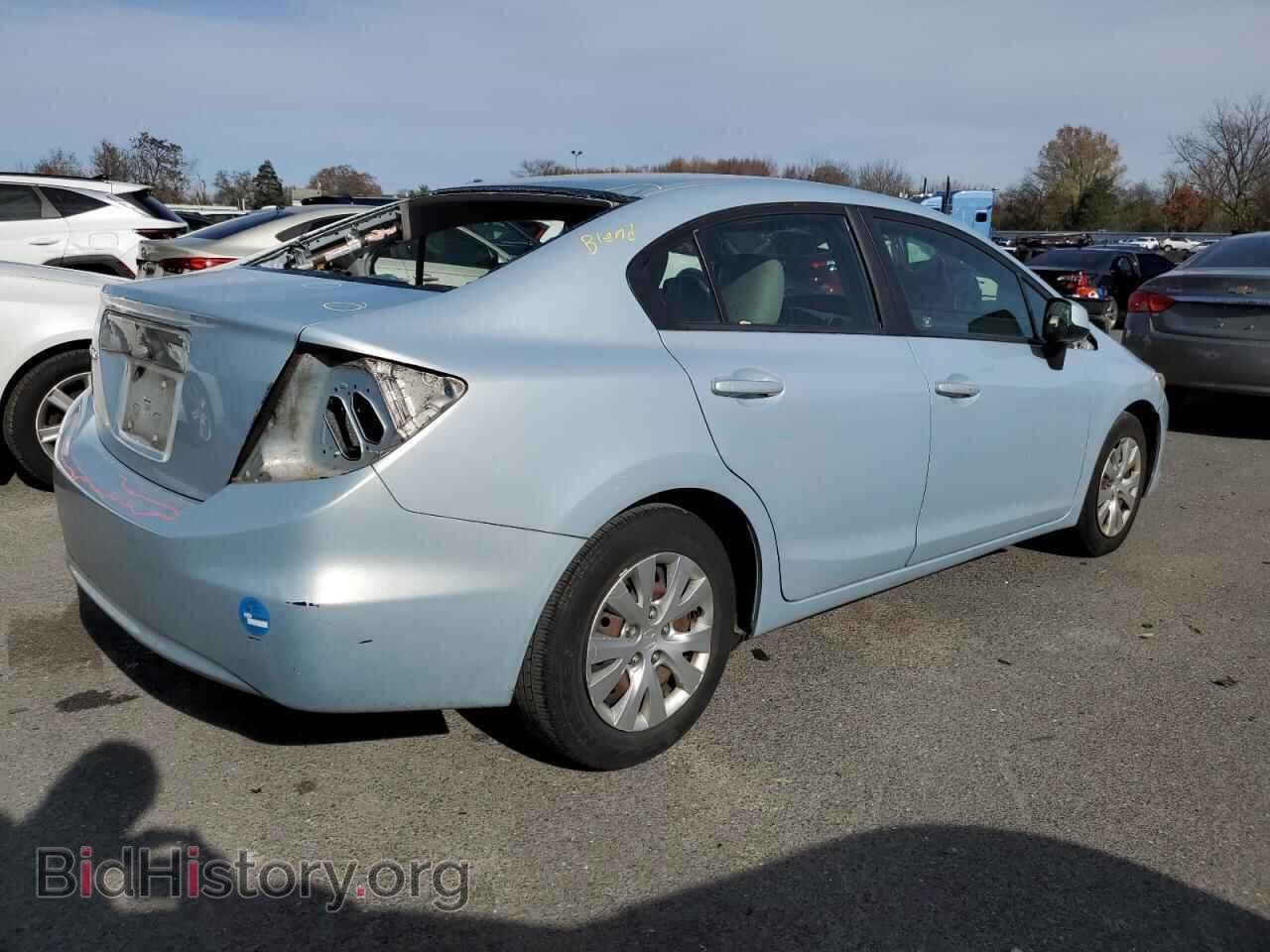 2012 HONDA CIVIC - VIN: 19XFB2F53CE371801 - Фото 3