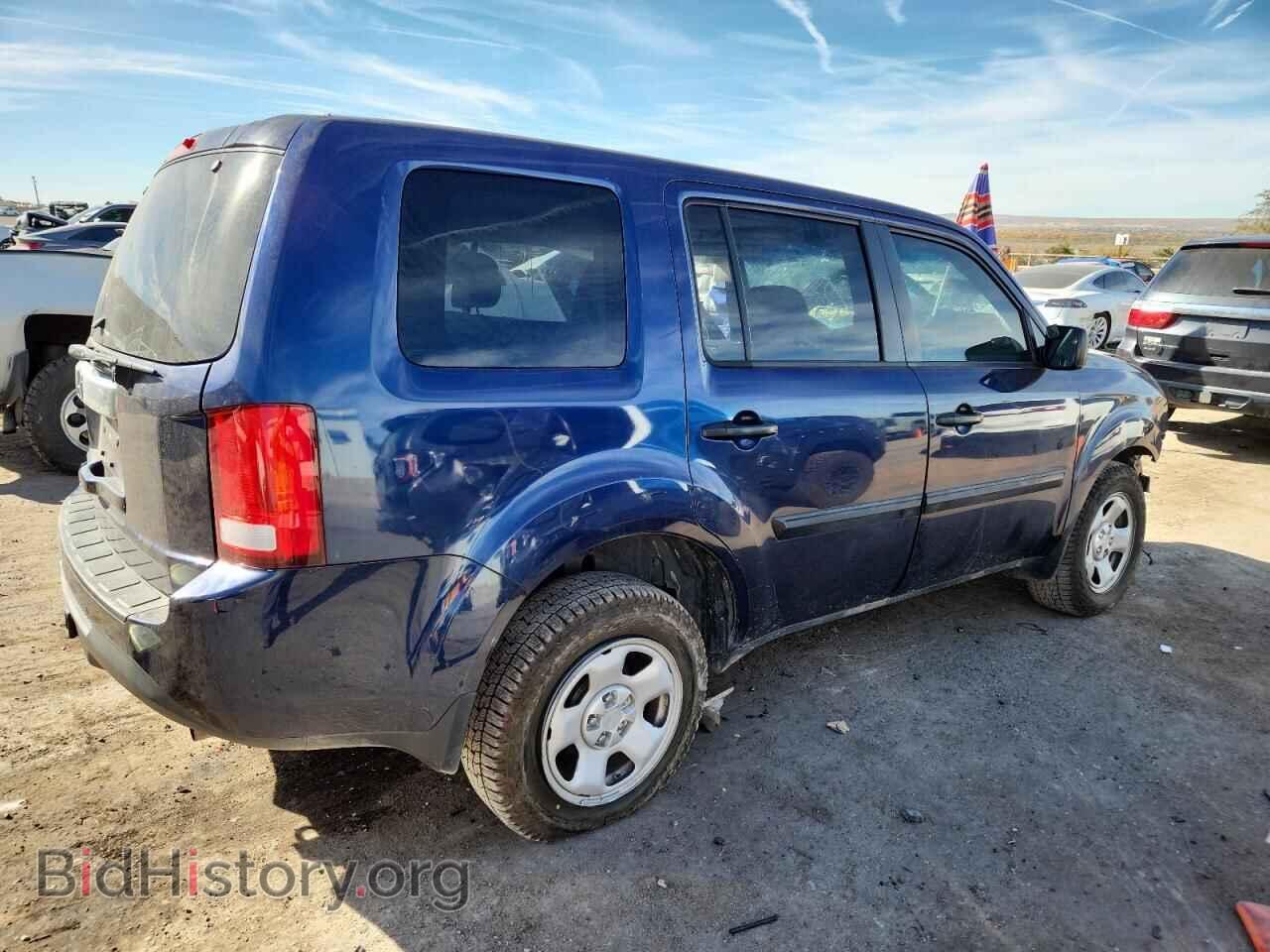 2013 HONDA PILOT - VIN: 5FNYF3H27DB025252 - Фото 3